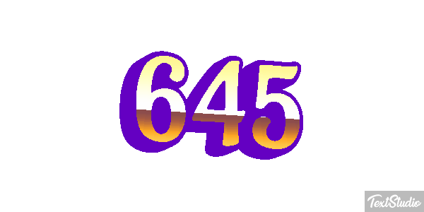 645 Metin efekti