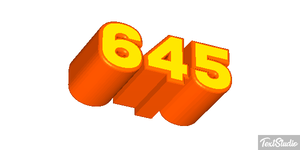 645 Metin efekti