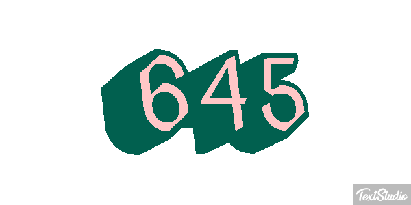 645 Metin efekti