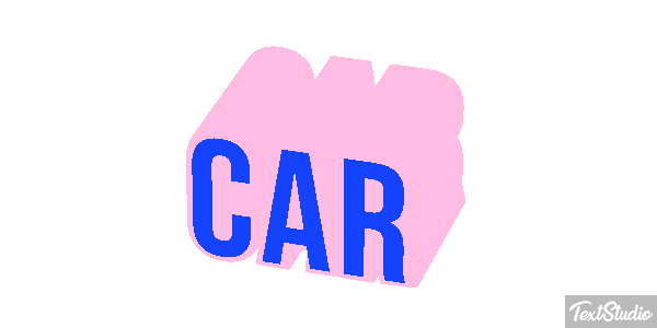 Car Effetto testo