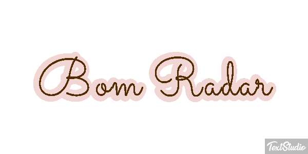 Bom Radar Tekst effect