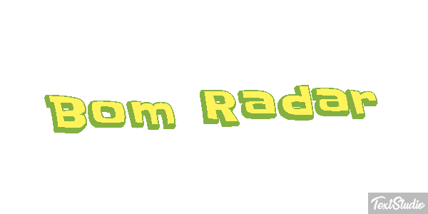 Bom Radar Tekst effect