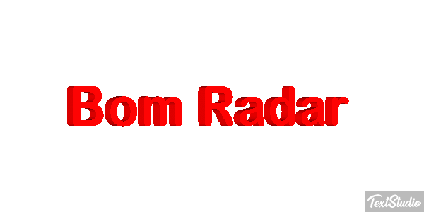 Bom Radar Tekst effect