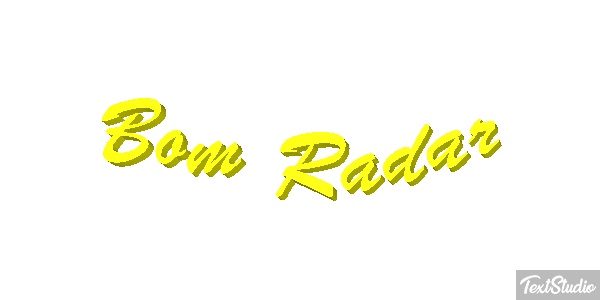 Bom Radar Tekst effect