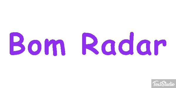 Bom Radar Tekst effect