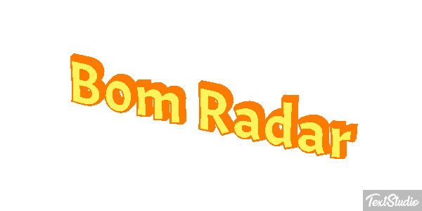 Bom Radar Tekst effect