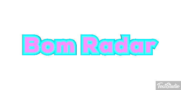 Bom Radar Tekst effect