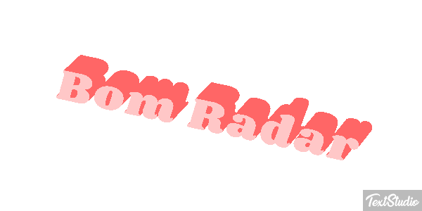 Bom Radar Tekst effect
