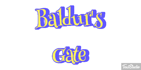 Baldur's Gate Metin efekti