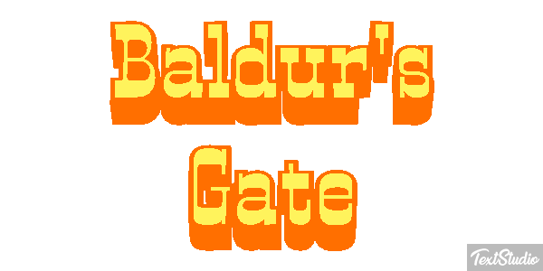 Baldur's Gate Metin efekti
