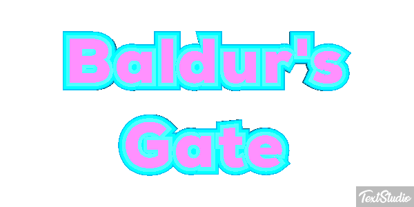 Baldur's Gate Metin efekti