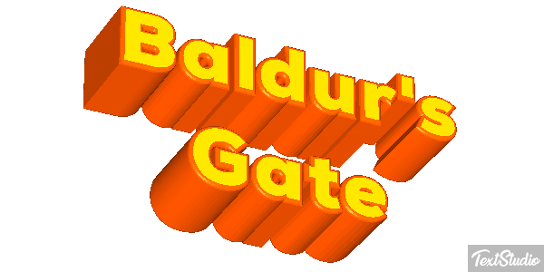 Baldur's Gate Metin efekti