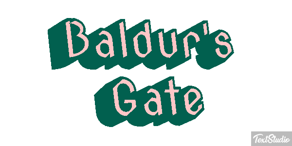 Baldur's Gate Metin efekti