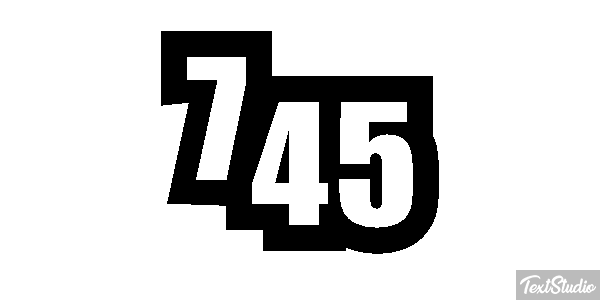 745 Efekt tekstowy