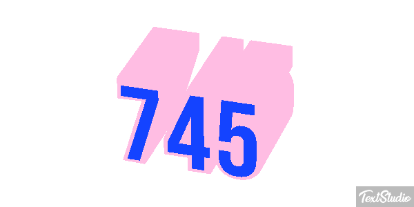 745 Efekt tekstowy