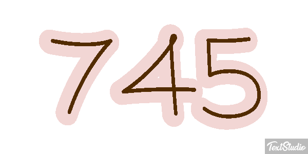 745 Efekt tekstowy