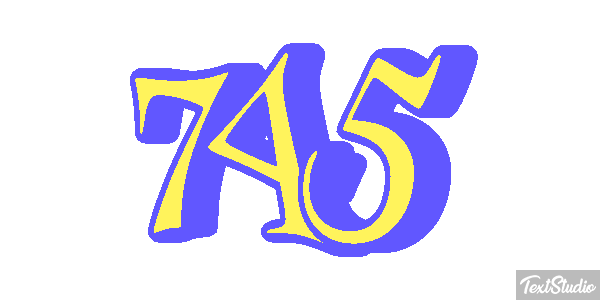 745 Efekt tekstowy