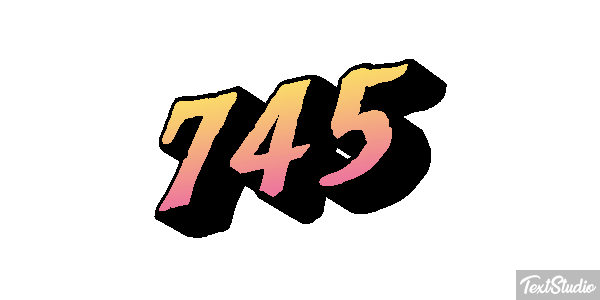 745 Efekt tekstowy