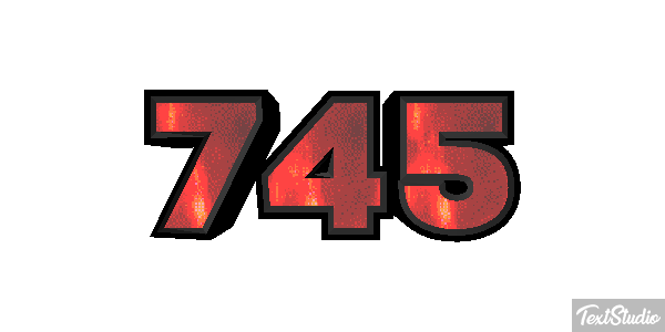 745 Efekt tekstowy