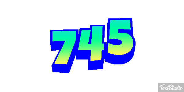 745 Efekt tekstowy
