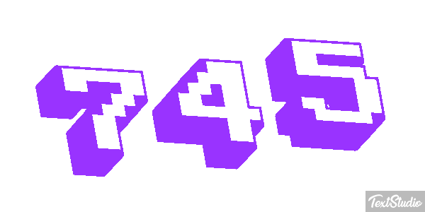 745 Efekt tekstowy