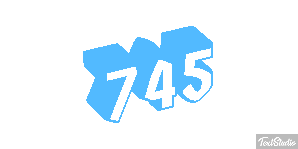 745 Efekt tekstowy