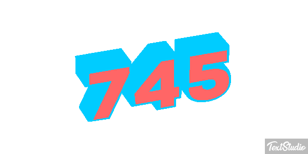 745 Efekt tekstowy