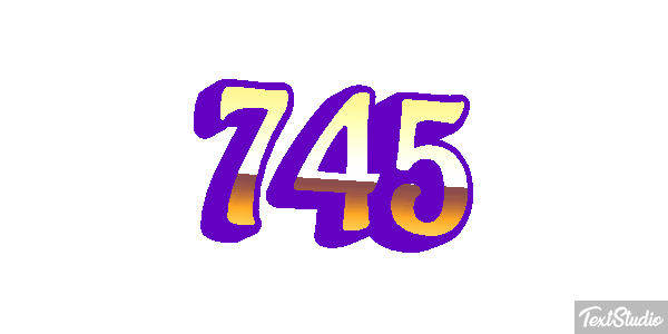 745 Efekt tekstowy