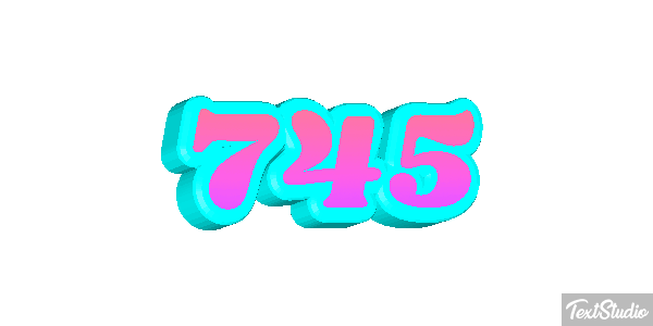 745 Efekt tekstowy