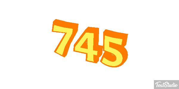 745 Efekt tekstowy