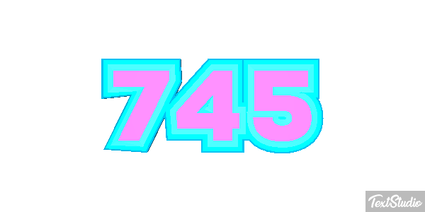 745 Efekt tekstowy