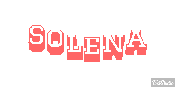 Solena Efecto de texto