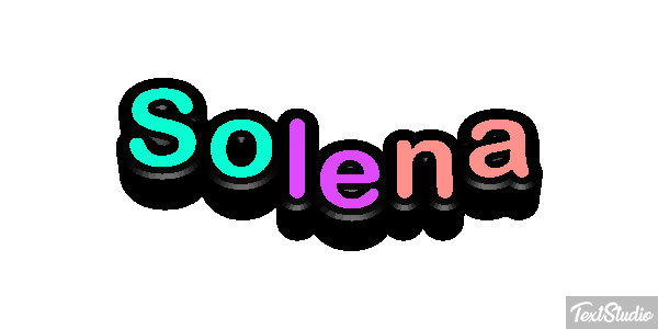 Solena Efecto de texto