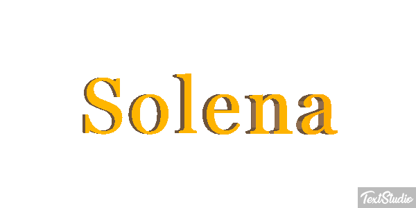 Solena Efecto de texto