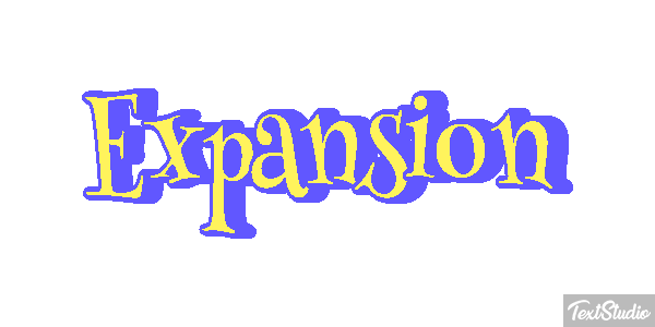 Expansion Text effect
