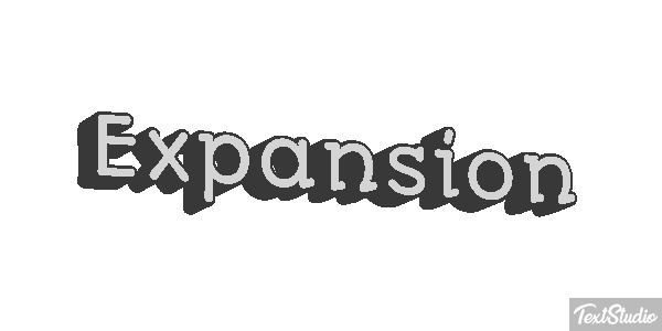 Expansion Text effect