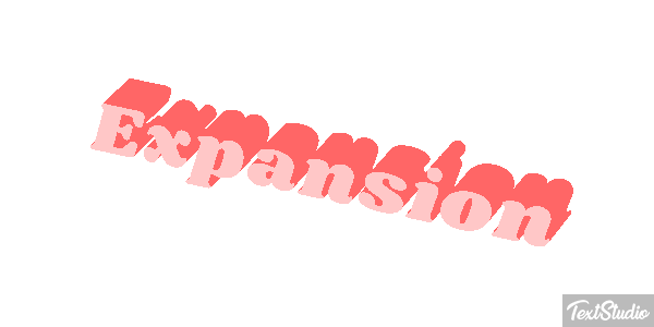 Expansion Text effect