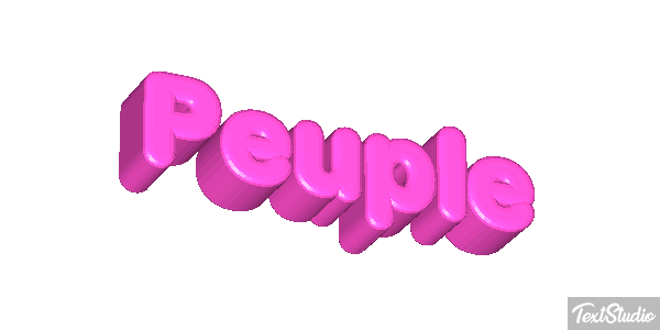 Peuple Effet de texte