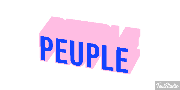 Peuple Effet de texte