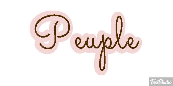Peuple Effet de texte