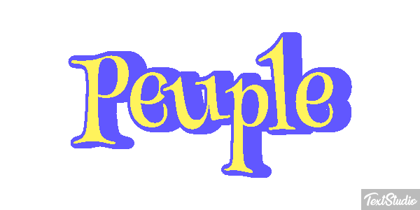 Peuple Effet de texte
