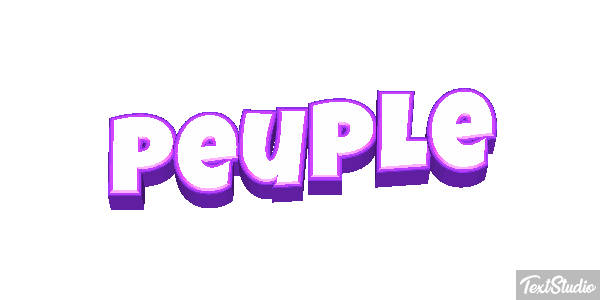 Peuple Effet de texte