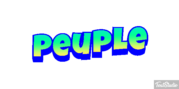 Peuple Effet de texte
