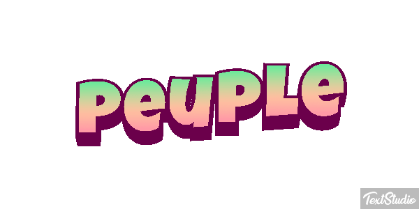 Peuple Effet de texte