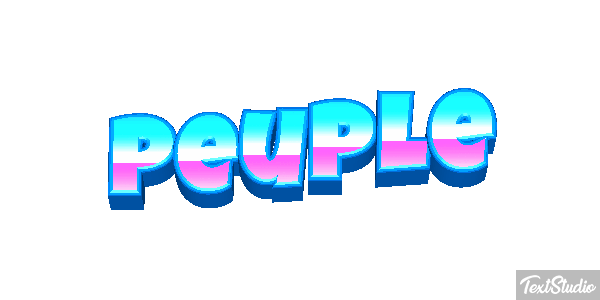 Peuple Effet de texte