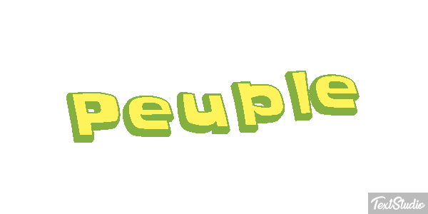 Peuple Effet de texte