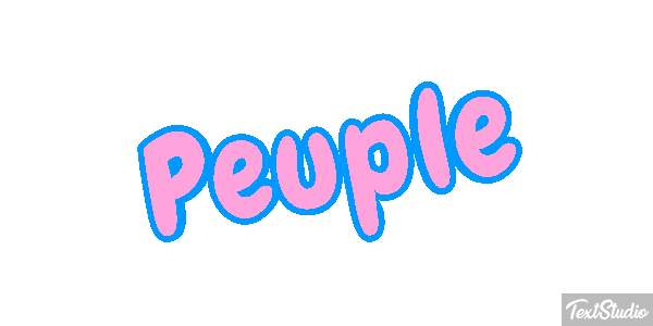 Peuple Effet de texte