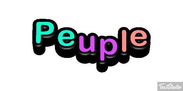 Peuple Effet de texte