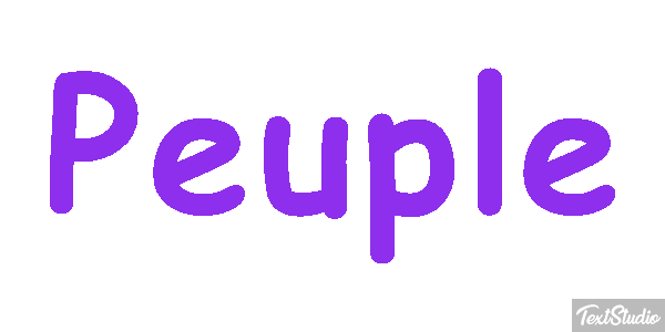 Peuple Effet de texte
