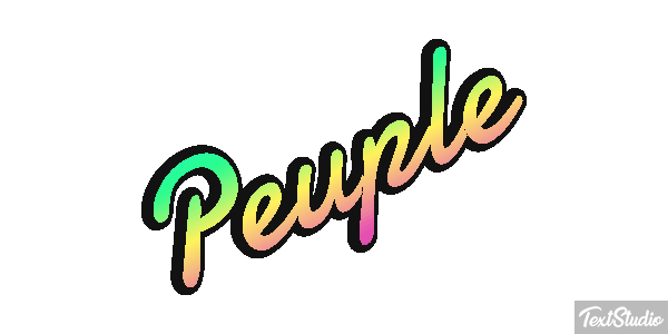 Peuple Effet de texte
